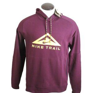 Nike Trail Men's Magic Hour Hoodie PO Sweatshirt Night Maroon Melon Sizes M,XL